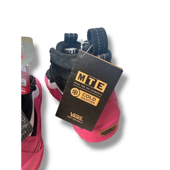 Vans Sk8-Hi MTE-2 Dip Insulated Boots Hot Pink / Black Primaloft US 8.5 / W 10 - Picture 8 of 12